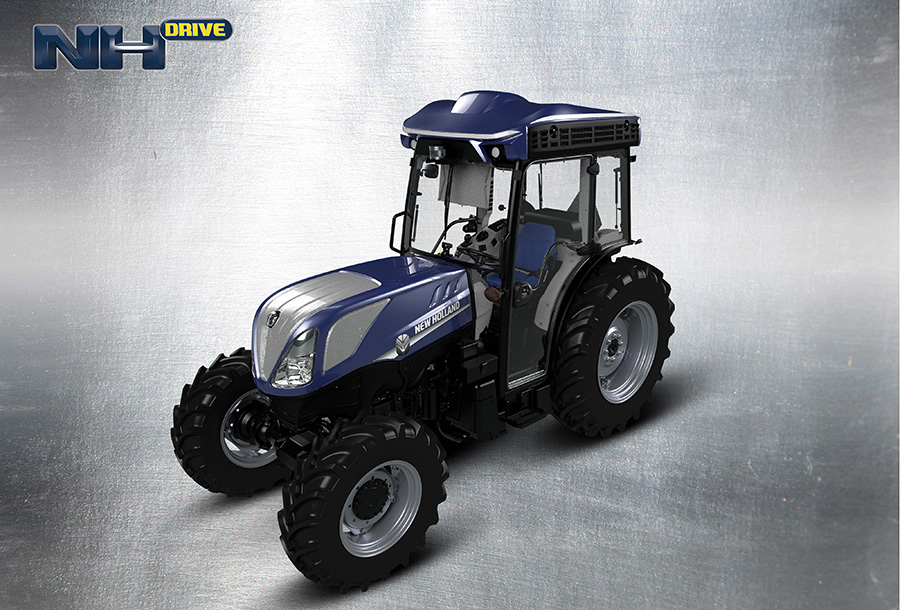 NEW HOLLAND ПРЕДСТАВЛЯЕТ АВТОНОМНЫЙ САДОВЫЙ ТРАКТОР NHDRIVE T4.110F